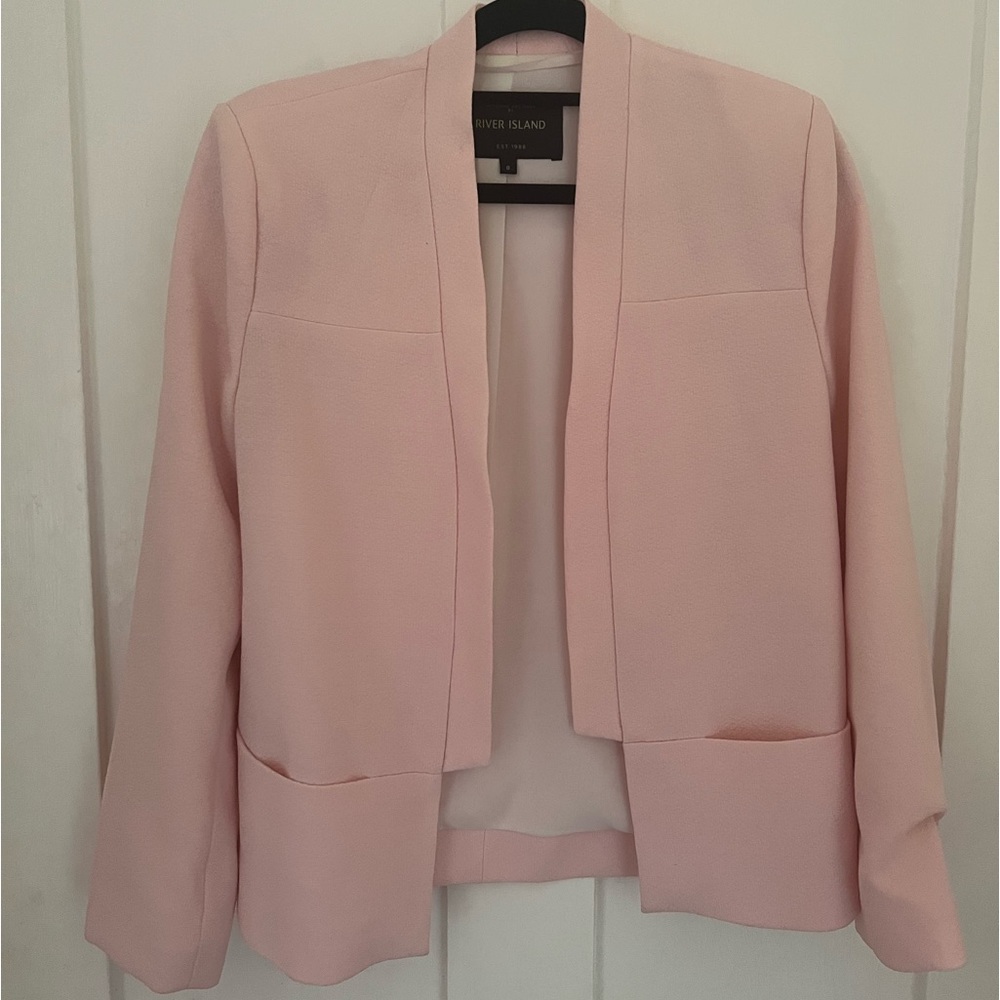 River Island pink blazer